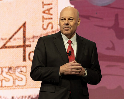 Postmaster General Louis DeJoy Delivering Keynote During the 2024 National Postal Forum