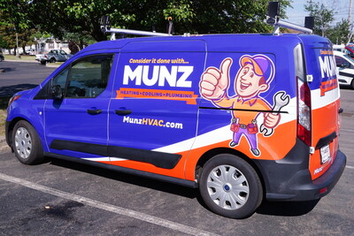 Dilling HVAC has rebranded as Munz Heating, Cooling, and Plumbing