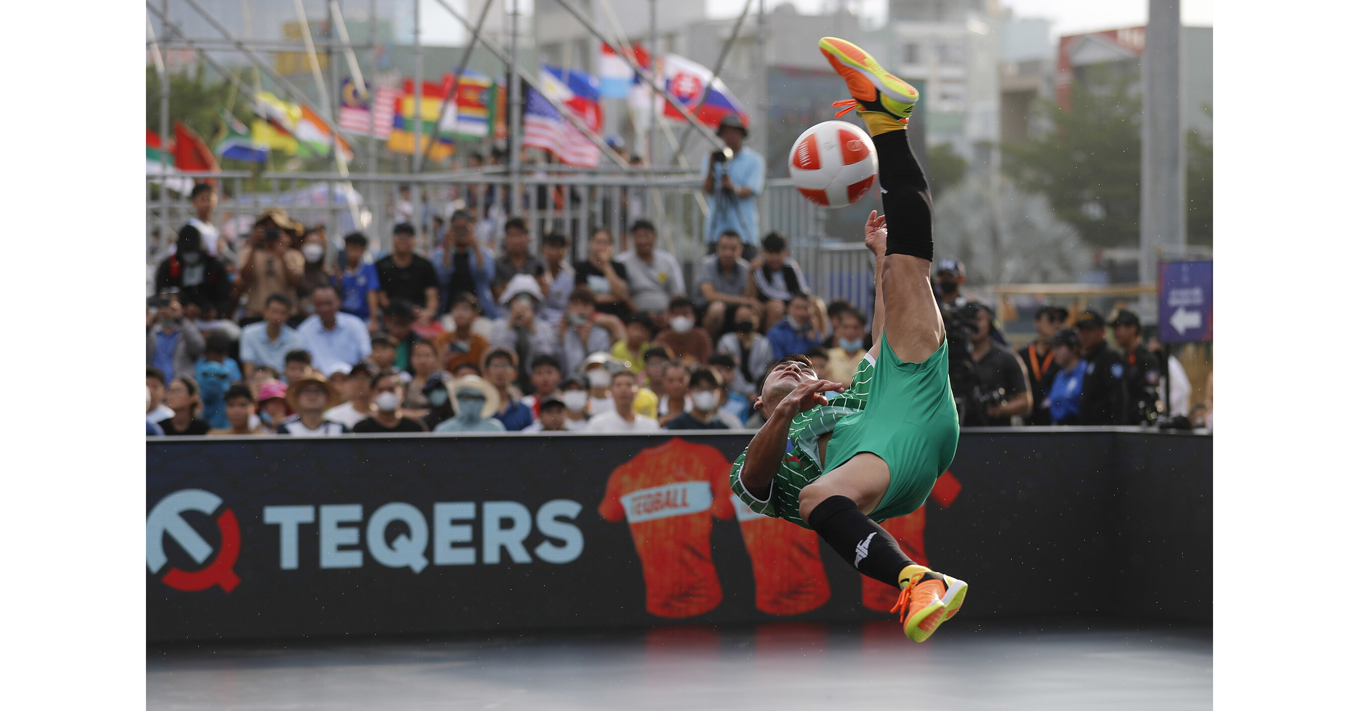Epic battles concluded the first-ever Teqball World Series in Asia