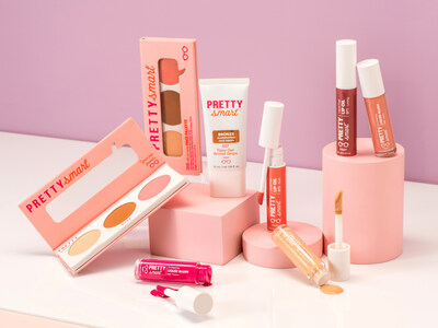 Pretty Smart, a new female-founded beauty brand, marks its official debut and launch exclusively at Walmart with a line of quality beauty products inspired by your favorite luxury brands, without the makeup markup. Now available in 2,800 Walmart locations, Walmart.com and Pretty-SmartCosmetics.com, Pretty Smart is breaking through the noise and reasserting that makeup can, and should be, fun, functional, and affordable.