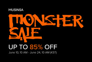 "The Best Opportunity to Experience K-Fashion": MUSINSA Hosts 'MONSTER SALE,' Its Biggest Summer Promotion, for Two Weeks