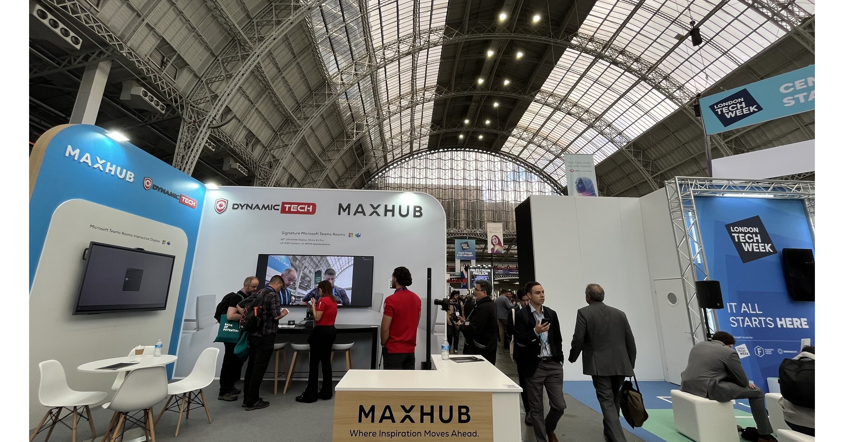 MAXHUB unveils its latest collaboration solutions at London Tech Week 2024, outlining the future of work together with key technology partners