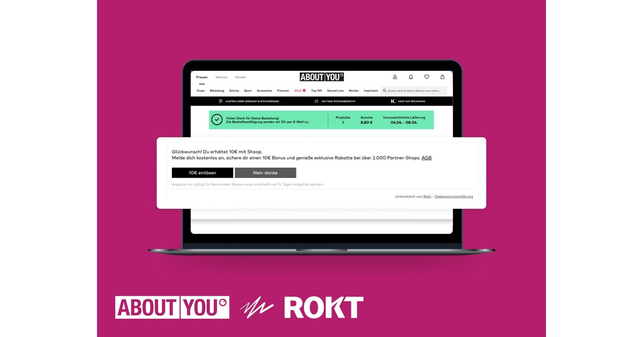 Rokt and ABOUT YOU Team Up to Make Post-Purchase Offers More Relevant