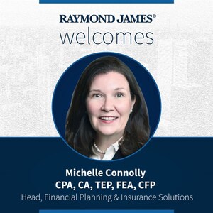 Raymond James Ltd. Welcomes Michelle Connolly, CPA, CA, TEP, FEA, CFP as Head of Financial Planning and Insurance Solutions