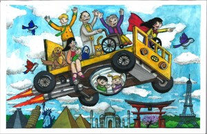 Une décennie de rêve : neuf enfants canadiens remportent le concours national d'art de la voiture de rêve