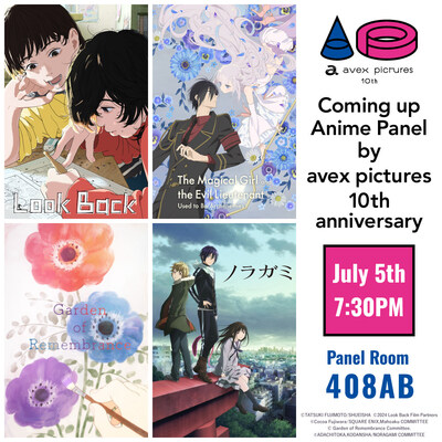 Avex Pictures Coming Up Anime 10th Anniversary panel