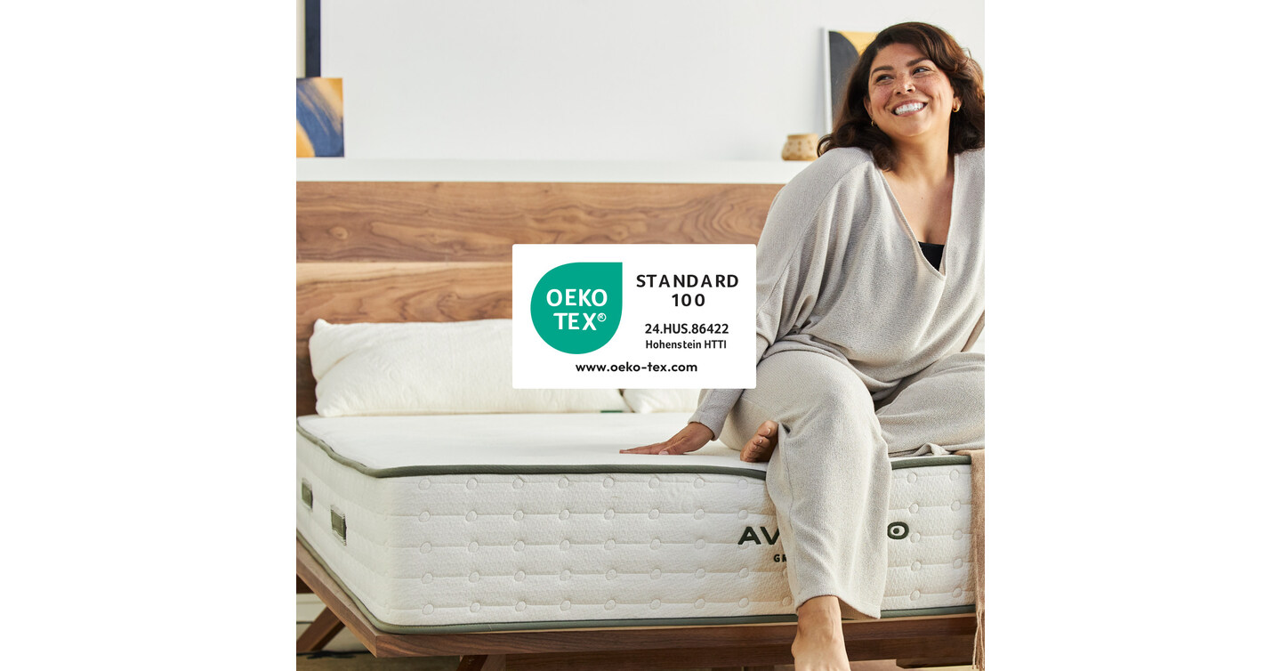 Avocado Green Mattress Earns Prestigious OEKOTEX® STANDARD 100