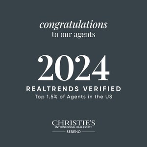 Christie's International Real Estate Sereno REALTORS® Among the Most Productive Throughout California and Nationally