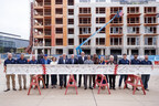 The Texas Rangers and The Cordish Companies Celebrate Topping Off of One Rangers Way Luxury Apartments in the Arlington Entertainment District