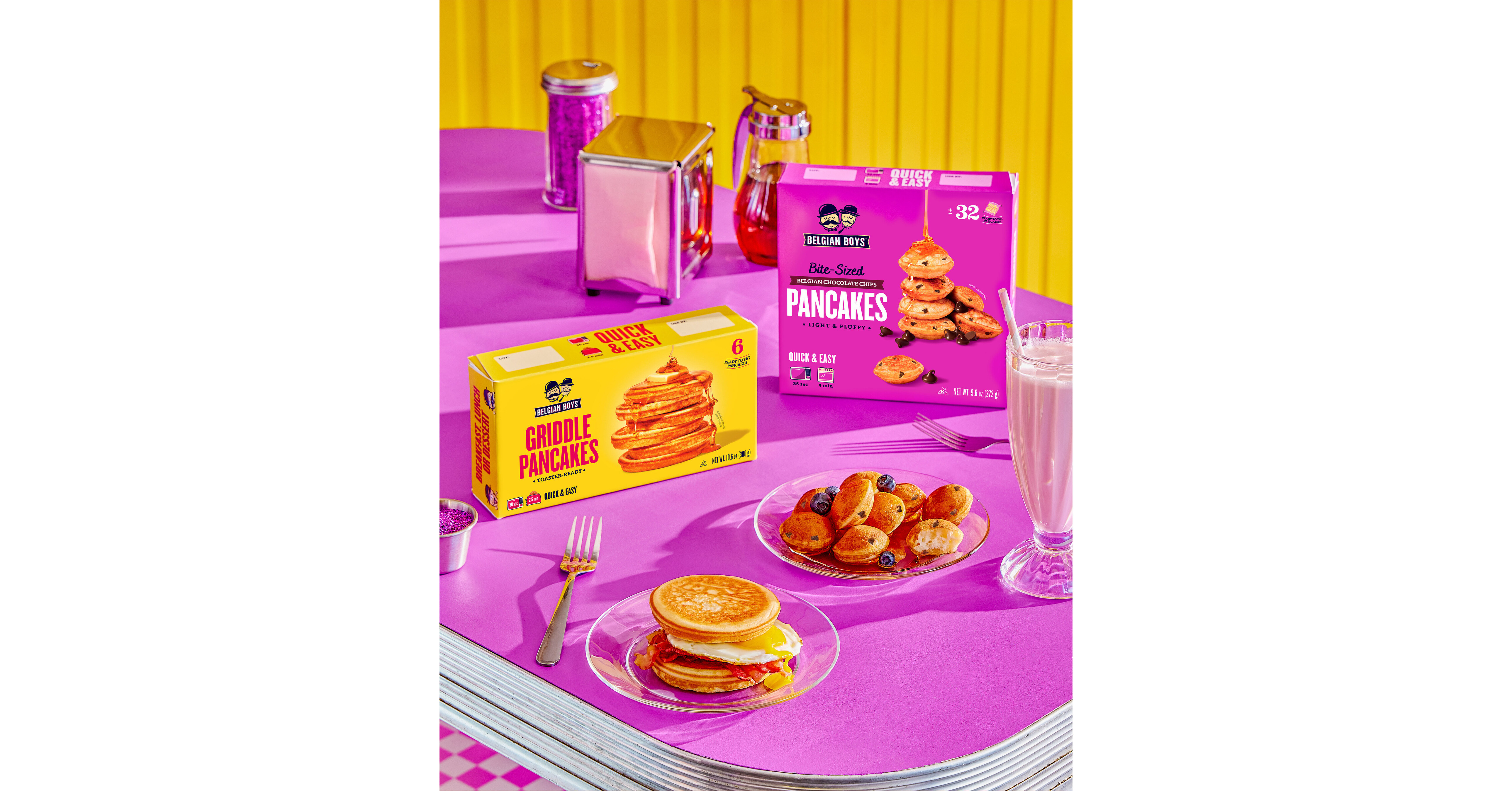 Belgian Boys Adds Two New Refrigerated Breakfast Innovations to its Portfolio: Griddle Pancakes and Bite-sized Belgian Chocolate Chip Pancakes