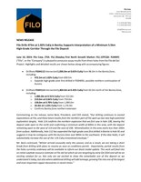Filo Drills 473m at 1.02% CuEq in Bonita; Supports Interpretation of a Minimum 5.5km High-Grade Corridor Through the Filo Deposit (CNW Group/Filo Corp.)