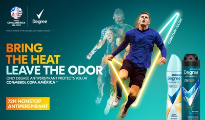 Degree 'Brings The Heat' As An Official Partner of CONMEBOL Copa América USA 2024™