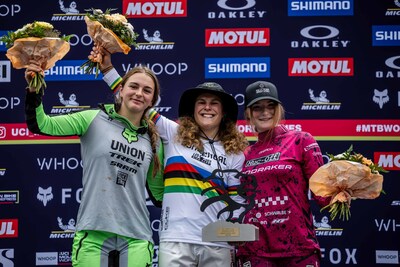 Monster Army Rider Erice van Leuven Takes First Place at the UCI Downhill Mountain Bike World Cup in Saalfelden Leogang, Austria