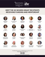 Meet the 20 grant recipients receiving funding, coaching, mentorship and access to community through the 2024 BOTOX® Cosmetic and IFundWomen partnership.