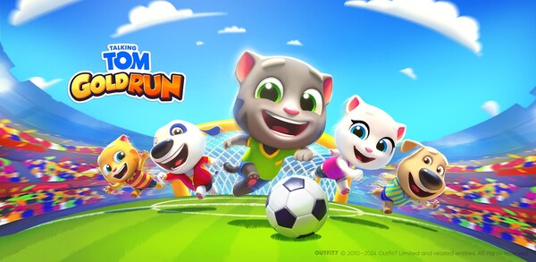 Football Mania Kicks Off in Talking Tom Gold Run