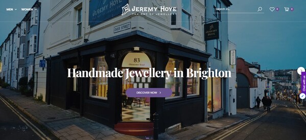 Jeremy Hoye Jewellery store front