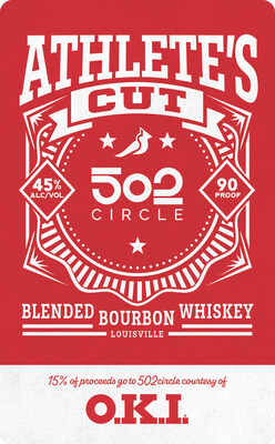 Athlete's Cut Bourbon Whiskey by O.K.I. Spirits is the Official Whiskey Sponsor of 502Circle - the Official NIL Collective of University of Louisville Athletics.