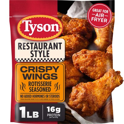 Tyson® Brand introduces new Honey Chicken Bites and Restaurant Style Crispy Wings.