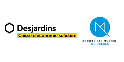 Logo de la Caisse d'conomie solidaire Desjardins et de la Socit des muses du Qubec (Groupe CNW/Socit des muses du Qubec (SMQ))