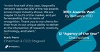 Stagwell (STGW) Celebrates 302 Awards in 2024 with Strong Wins Across the Effie's, Clios, SABRE Awards, Spike's Asia, Webby's and More