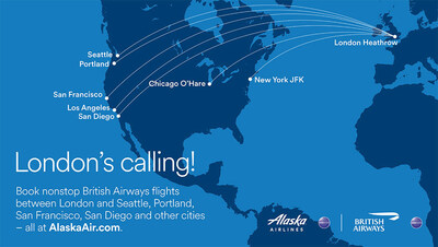 Buy tickets for British Airways flights to London directly at alaskaair.com.