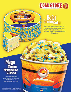 Cold Stone Creamery Creates Minion-Inspired Flavor in Partnership with Illumination's Despicable Me 4