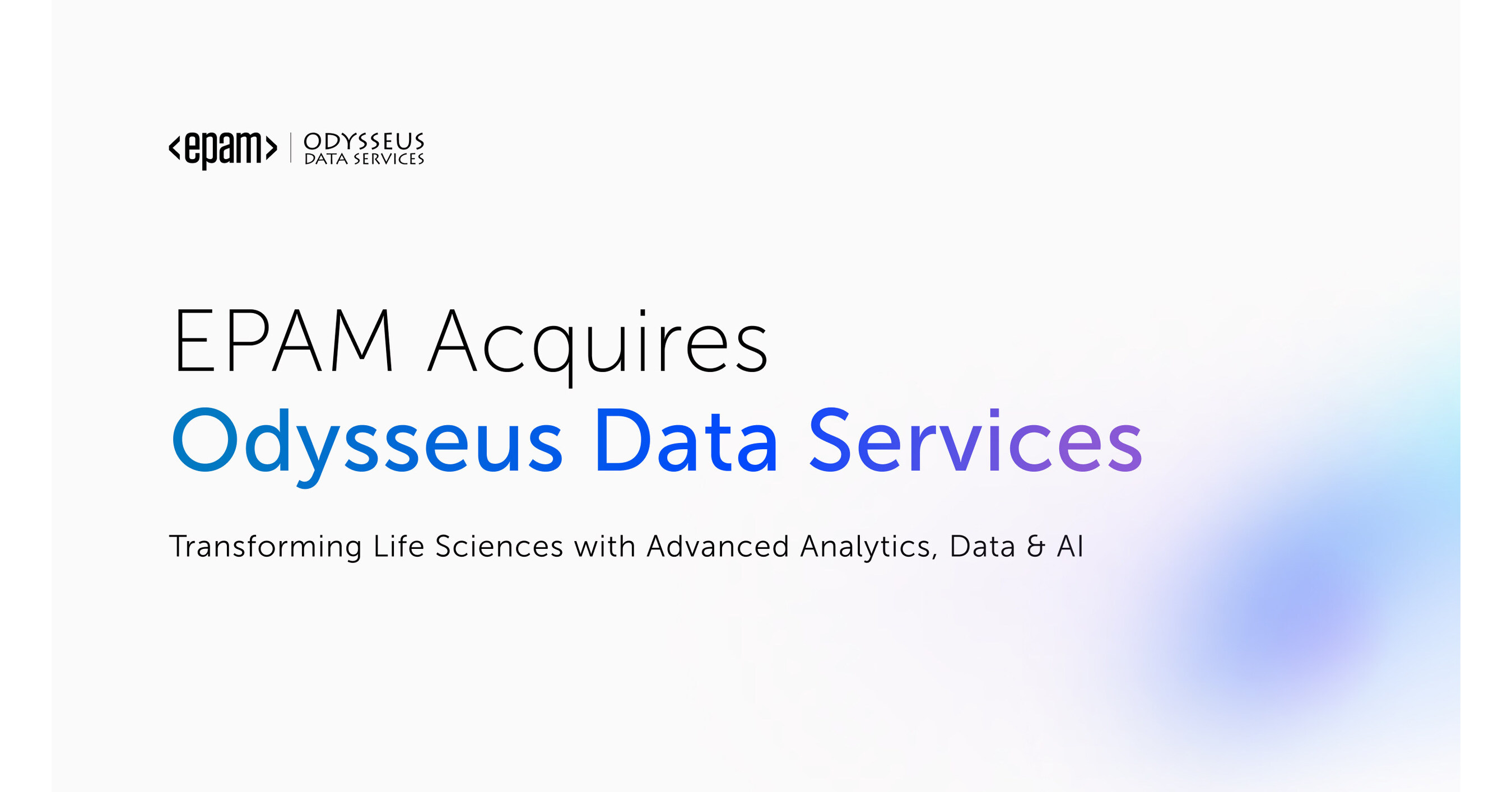 EPAM Acquires Odysseus to transform the Life Sciences Value Chain