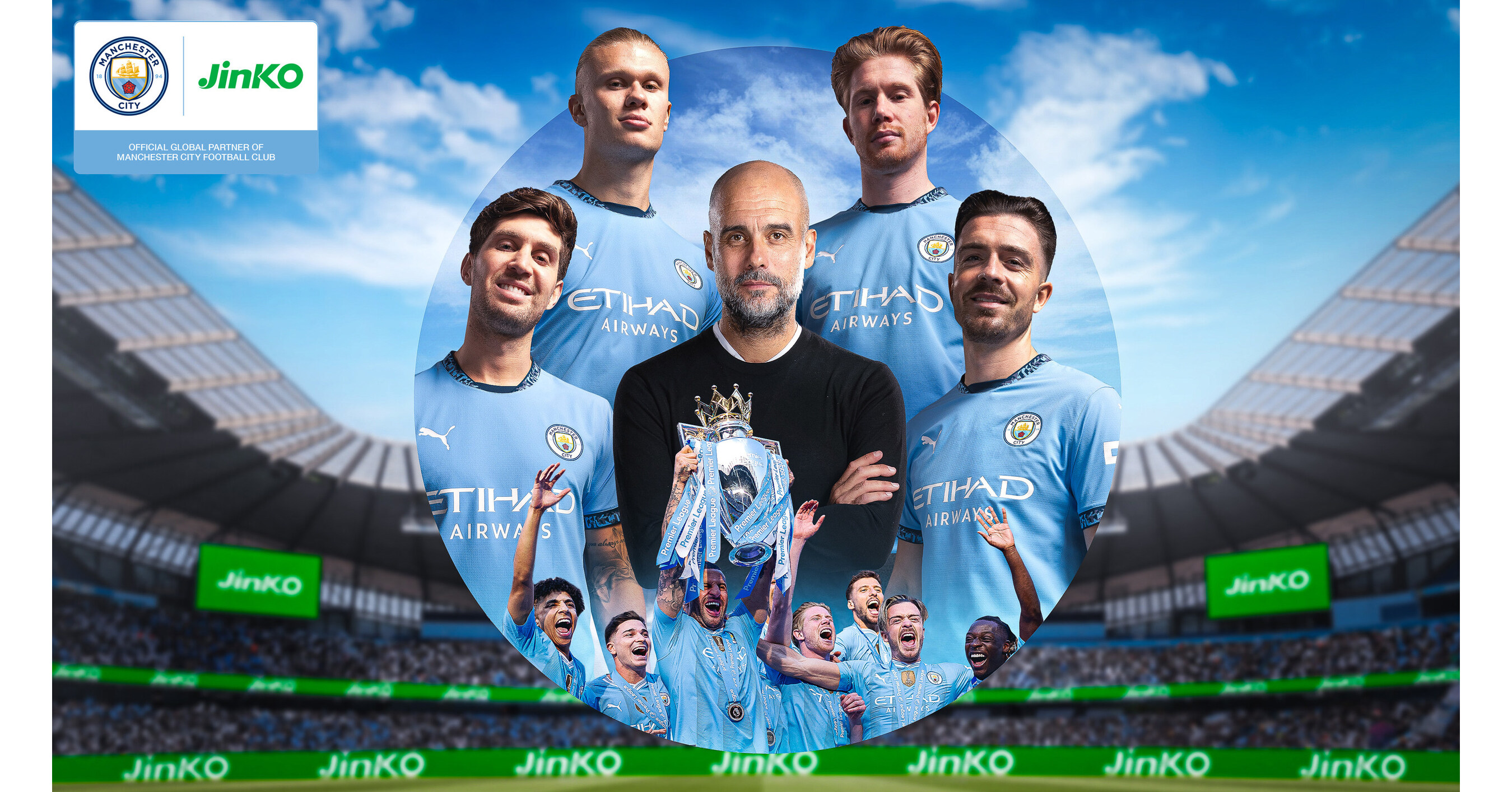 MANCHESTER CITY ANNOUNCES MULTI-YEAR GLOBAL PARTNERSHIP WITH JINKOSOLAR