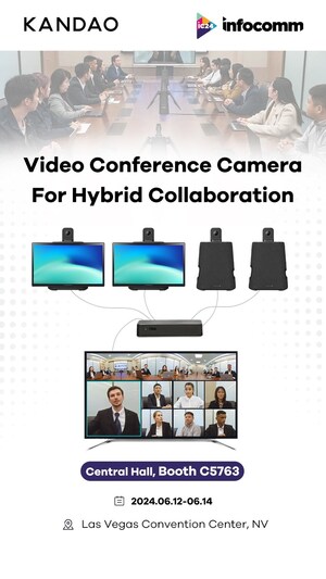 Kandao présente des solutions de vidéoconférence révolutionnaires pour le travail hybride au salon InfoComm 2024