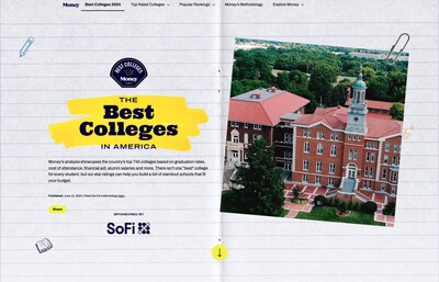 Now in its 10th year, Money’s Best Colleges includes an analysis of 745 choices that provide applicants the best value for their money. (PRNewsfoto/Money)