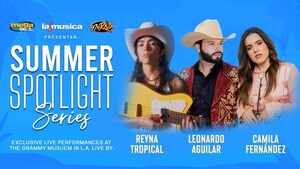 SBS Entertainment、La Musica和Mega 96.3FM的夏季聚光灯系列将迎来第二年，届时将在格莱美博物馆（GRAMMY Museum®）举行由即将上任的拉丁艺术家雷纳·热带（Reyna Tropical）、莱昂纳德·阿吉拉尔（Leonard Aguilar）和卡米拉·费尔南德斯（Camila Fernandez）的现场音乐表演。