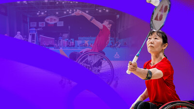 La joueuse de parabadminton Yuka Chokyu nomme dans l'quipe paralympique canadienne de Paris 2024. PHOTO : Comit paralympique canadien (Groupe CNW/Canadian Paralympic Committee (Sponsorships))