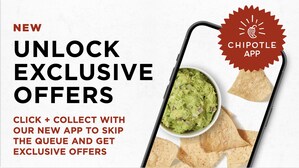 CHIPOTLE UK LAUNCHES NEW APP AND OFFERS GUESTS A FREE MEAL* FOLLOWING FIRST DIGITAL PURCHASE