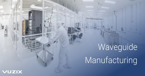 Vuzix' state of the art waveguides are produced in New York State
