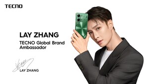 TECNO Names Lay Zhang as Global Brand Ambassador, Jointly Championing the "Stop At Nothing" Spirit of Progress