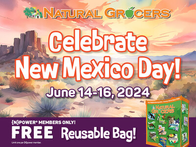 Natural Grocers is hosting its first annual Celebrate New Mexico event, starting June 14, 2024, at all New Mexico locations.