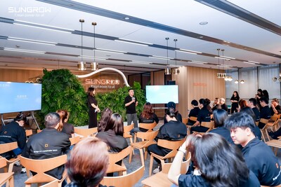 Bridge to a Sustainable Future——Sungrow’s Ph.D. Talk in Shanghai (PRNewsfoto/Sungrow Power Supply Co., Ltd.)