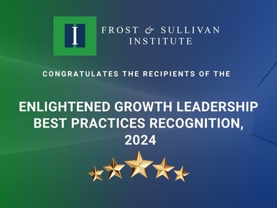 "The Enlightened Growth Leadership Best Practices Recognition represents a dedication that goes beyond traditional corporate responsibility and governance standards. These organizations are driving transformative changes in industries and societies, steering us towards a brighter and more sustainable future," said Aroop Zutshi, Director of the Frost & Sullivan Institute.