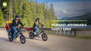 推出Mukkpet Ebikes-家庭骑行，增加运动量，减少屏幕时间