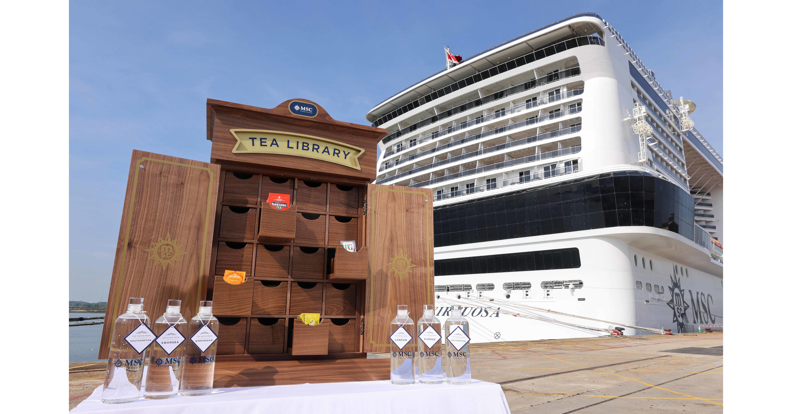 MSC Cruises launches first Tea Library at sea to create perfect cuppa from  home for Brits