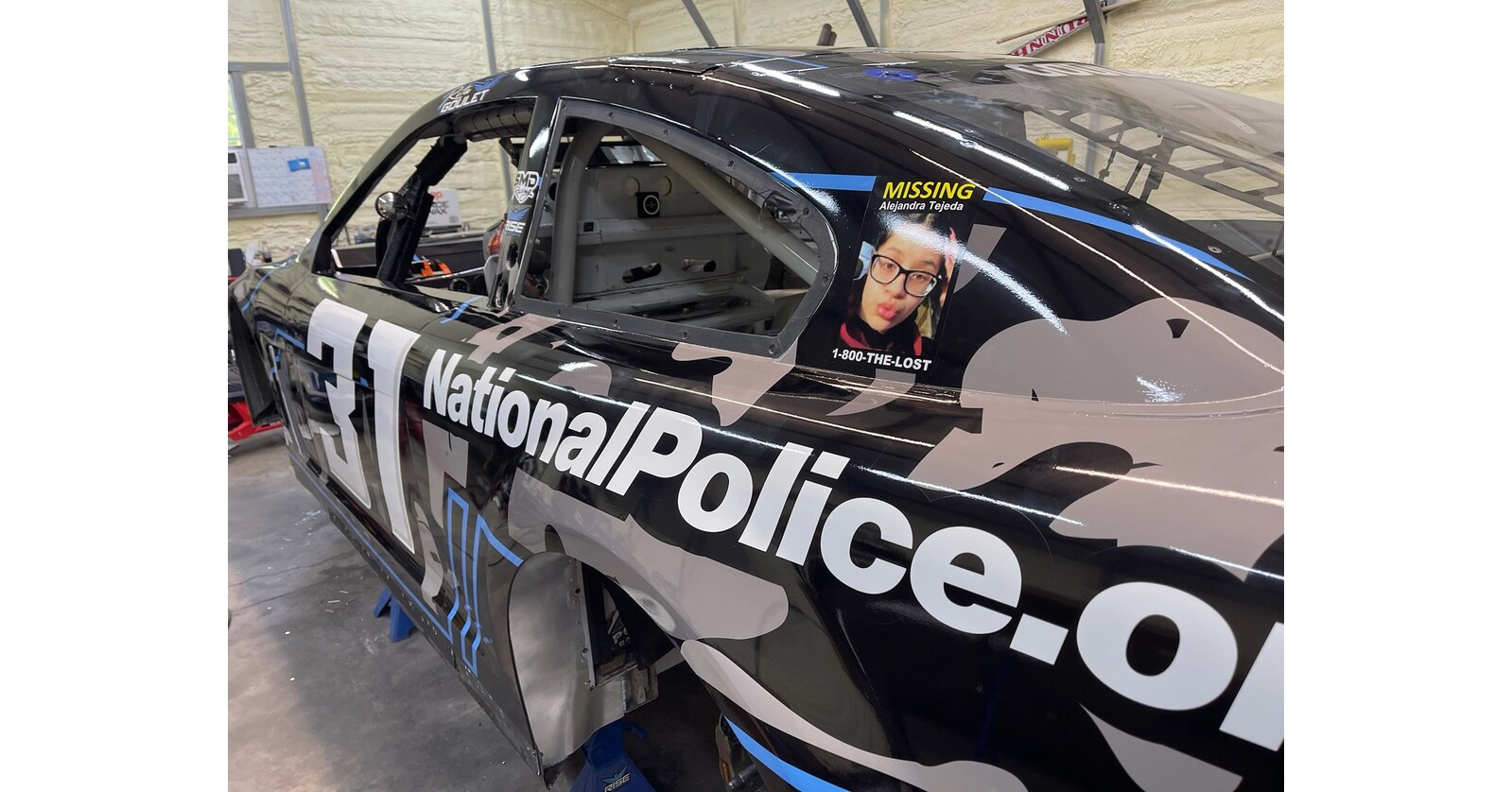 NationalPolice.org #31 Chevy to Display Picture of Missing Person Alejandra Tejeda at Iowa Atlas 150 ARCA Race NationalPolice.org #31 Chevy to Display Picture of Missing Person Alejandra Tejeda at Iowa Atlas 150 ARCA Race