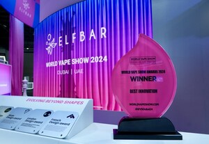 ELFBAR gana el premio a la“Mejor innovación”en el Dubái 2024年世界Vape秀
