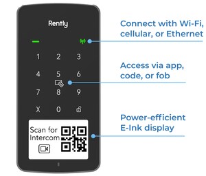 Rently Takes Secure Access Control To The Next Level With New Multifunction Access Panel With Intercom