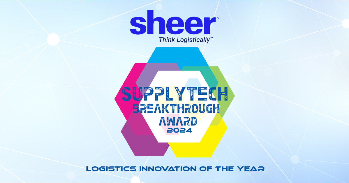 Sheer Logistics Wins SupplyTech Breakthrough “Innovation of the Year” Award for SheerExchange Integration Platform