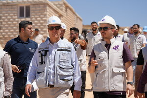 UN OFFICIALS VISIT HUMAN APPEAL PROJECT FOR 1500 FAMIILIES IN NORTHWEST SYRIA