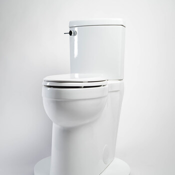 Tower Tall toilet by the Convenient Height Company