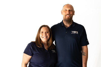 Temporary Wall Systems Houston owners Tiffany and Chris Kiszkiel say they are excited to provide area businesses with a safer and cleaner temporary wall solution to use during renovations.