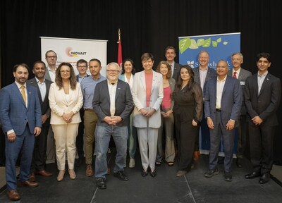 2024 INOVAIT Focus Fund Recipients, INOVAIT and Sunnybrook Leadership and Parliamentary Secretary to the Minister of Foreign Affairs pose for a photo at the announcement event at Sunnybrook (Toronto, Canada). (CNW Group/INOVAIT)