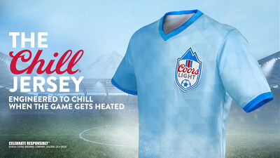 Coors Light is bringing its mountain cold refreshment to soccer fans across the country with the Coors Light Chill Jersey, the first-ever smart jersey designed to keep you cool when the game heats up.