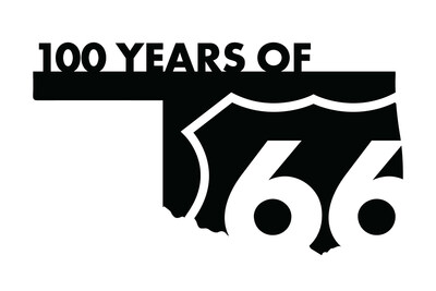 Oklahoma, con el tramo más largo de la histórica Ruta 66 en Estados Unidos, es el destino por excelencia para vivir la experiencia de la Ruta 66 definitiva. El logotipo del Centenario de la Ruta 66 de Oklahoma, diseñado por Lauren Cooper, capta la esencia de esta aventura única, invitando al mundo a explorar Oklahoma para conocer la carretera más emblemática de Estados Unidos. (PRNewsfoto/The Oklahoma Department of Commerce)